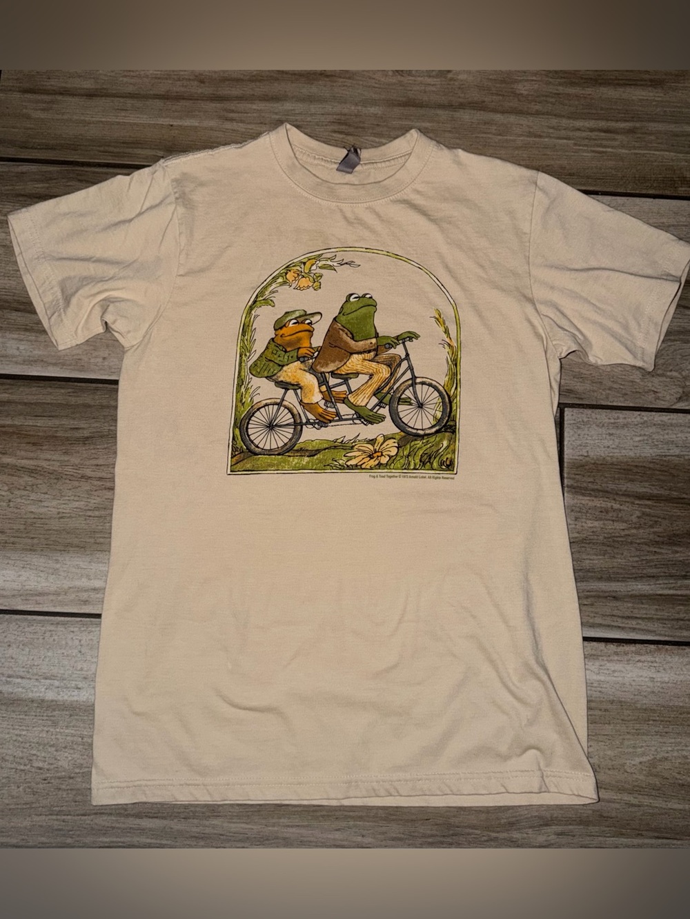 Vintage Frog & Toad Cream Graphic T-Shirt